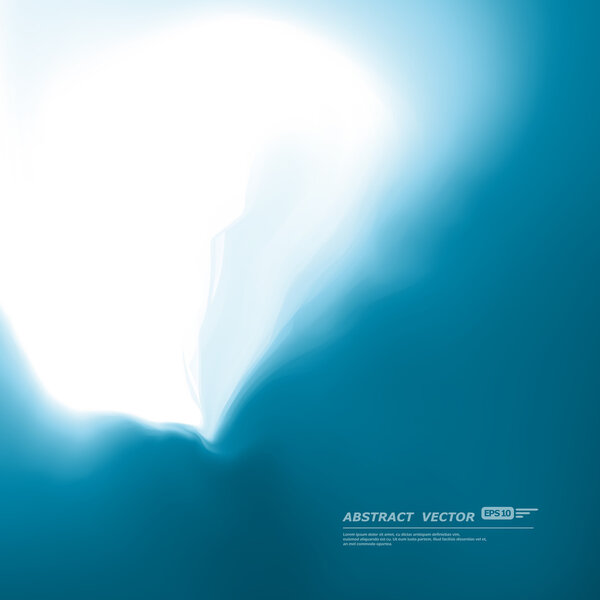 Abstract composition. Minimalistic fashion backdrop design. Blue swirl figure icon. Azure color triangles font texture. Creative banner. Vortex connection flyer fiber. Linking curve lines. Vector art.