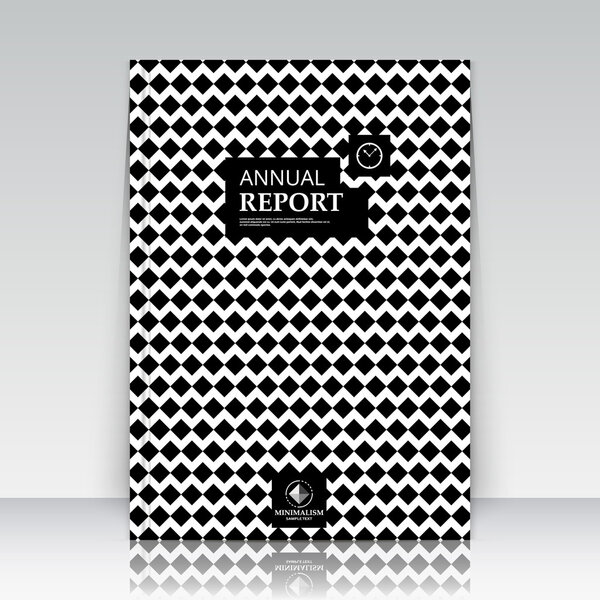 Abstract composition. Horizontal zig-zag lines section. Black and white ad surface icon. Logo figure. A4 brochure title sheet. Creative text frame construction. Firm banner form image. Flier panel