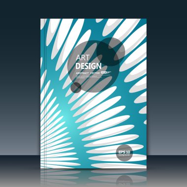 Soyut kompozisyon. Yeşil çizgiler yazı tipi. Birbirine kenetlenmiş ticari marka inşaatı. Beyaz a4 broşür başlığı. Yaratıcı figür logosu. Ticari teklif afiş formu. İlan fiberi.