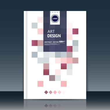 Soyut kompozisyon. Metin çerçevesi yüzeyi. Broşür kapağı. Beyaz başlık sayfası. Yaratıcı logo figürü. Reklam afişi doku. Kahverengi, gri kutu blokları mozaik simgesi. El ilanı fiber fon. Vektör çizimi