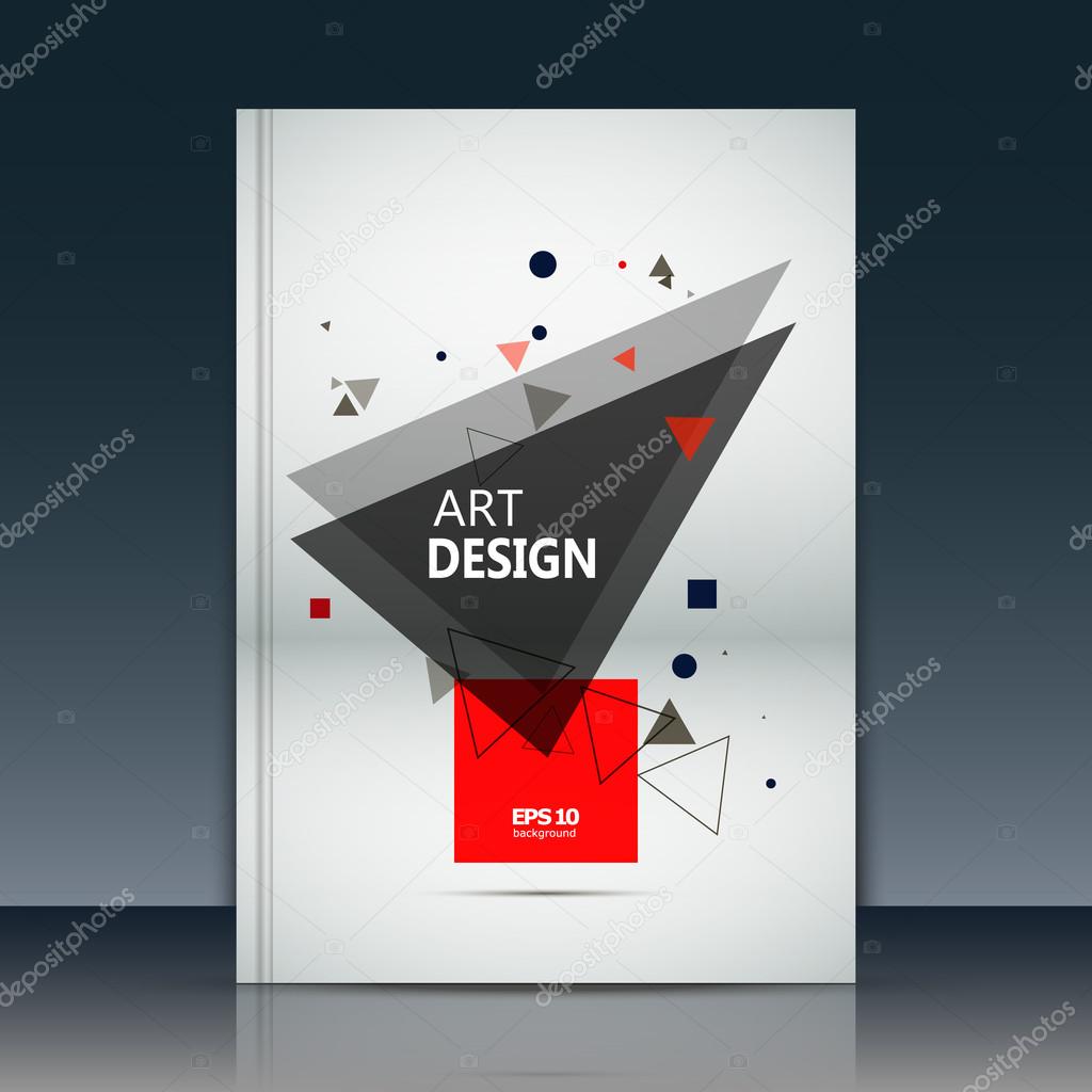 Abstract background for your business notebook, personal diary or official card cover. Graphic pattern made in minimalistic style for corporate production or presentation template. Easy to edit and add text, logo, change any size in vector format.