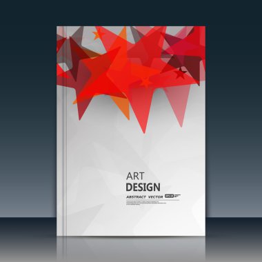 Soyut kompozisyon. Metin çerçevesi yüzeyi. Beyaz a4 broşür kapağı tasarımı. Başlık sayfası modeli. Yaratıcı ön sayfa sanatı. Uzay reklam afiş formu doku. Basit vektör kırmızı yıldız figürü simgesi. El ilanı fiber yazı tipi
