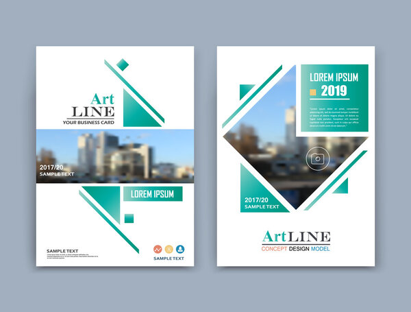 Abstract composition. Green square figure text frame surface. A4 brochure cover design. Fancy title sheet model. City view icon. Creative vector front page art. Banner form texture. Flyer fiber font