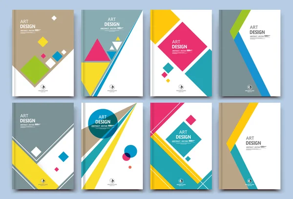 Abstract composition. Bright colored art text frame surface. Patch a4 brochure cover design. Title sheet model set. Logo figure icon. Simple vector front page. Ad banner form texture. Flyer fiber font Stock Illustration