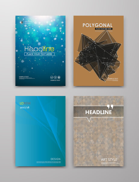 Абстрактный состав. Текстовая поверхность рамки. Синий, бежевый, серый дизайн обложки брошюры. Набор моделей титульных листов. Значок многоугольного пространства. Современная векторная первая страница. Рекламный баннер формирует текстуру. Шрифт листового волокна
