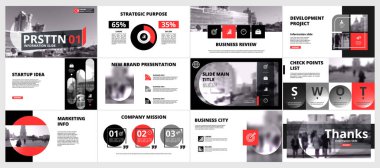 Soyut beyaz, kırmızı slaytlar. Broşür kapağı tasarımı. Süslü bilgi pankartı çerçevesi. Yaratıcı bilgi elementleri kümesi. Şehir. Başlık sayfası modeli ayarlandı. Modern vektör. Sunum şablonları, şirket şablonları.