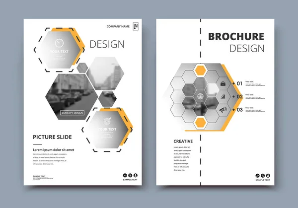 Design Capa Brochura Patch Abstrato Black Info Data Banner Frame — Vetor de Stock