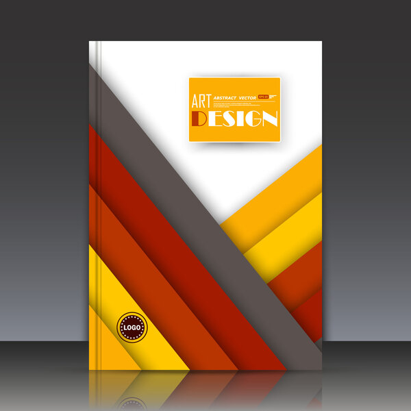 Abstract composition, band lines, text frame bar, strip surface icon, headline elements, logo sign, white a4 brochure title sheet, creative figure construction, firm banner form image, flier, lint, weave, yarn, fashionable EPS10 vector illustration