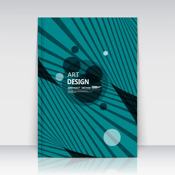 Abstract composition, round text frame surface, turquoise a4 brochure title sheet, creative figure logo sign construction, firm banner form, transparent circle icon, flier, fashionable EPS10 vector illustration — 스톡 벡터