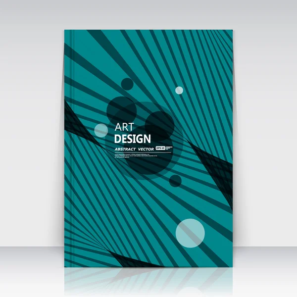 Abstract composition, round text frame surface, turquoise a4 brochure title sheet, creative figure logo sign construction, firm banner form, transparent circle icon, flier, fashionable EPS10 vector illustration — 图库矢量图片