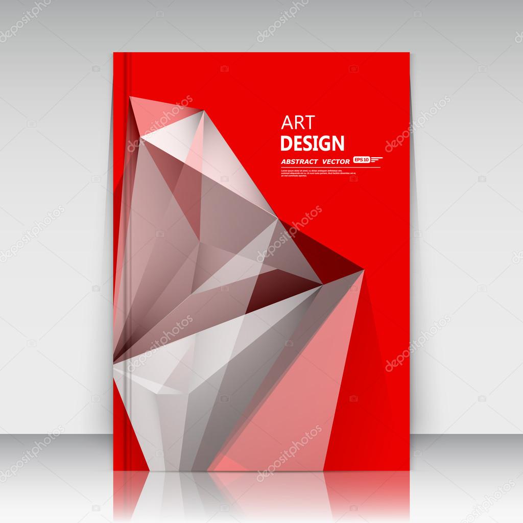Abstract background for your business notebook, personal diary or official card cover. Graphic pattern made in minimalistic style for corporate production or presentation template. Easy to edit and add text, logo, change any size in vector format