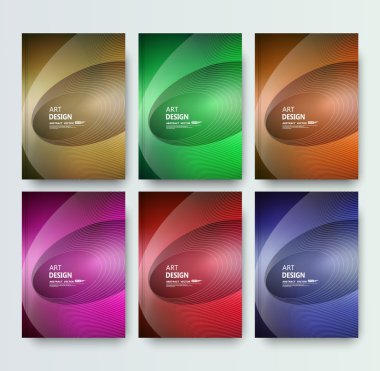 Abstract composition, multicolor business card set, bright colors correspondence collection, a4 brochure title sheet, creative round trademark figure, logo sign, firm banner form, transparent circle, flier fashion, fancy editable EPS10 illustration