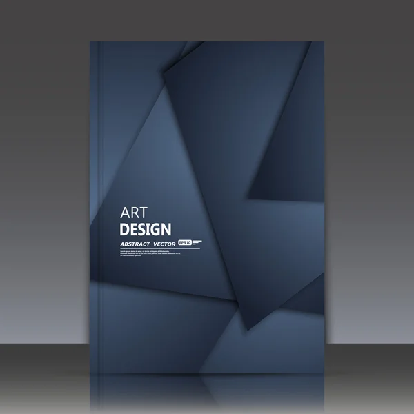 Abstract composition, text frame, black geometric shapes interlacement theme, a4 brochure title sheet, dark business card surface, fancy flier fashion, daily periodical issue, fiber texture, triangle figure font construction, EPS10 illustration