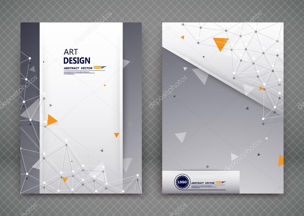 Abstract composition, gray dna font texture, elegant technology business card set, molecular atomic collection, a4 brochure title sheet, creative text frame surface, polygonal logo icon, fancy flier fashion, daily periodical issue, EPS10 illustration