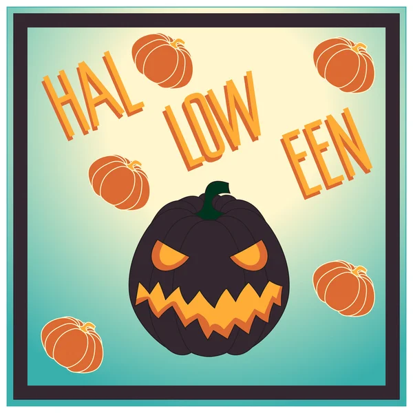 Cadılar Bayramı Poster. Pumplin