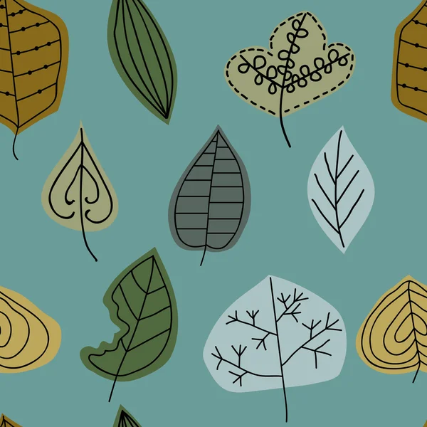 Desen yaprak, soyut yaprak doku ile