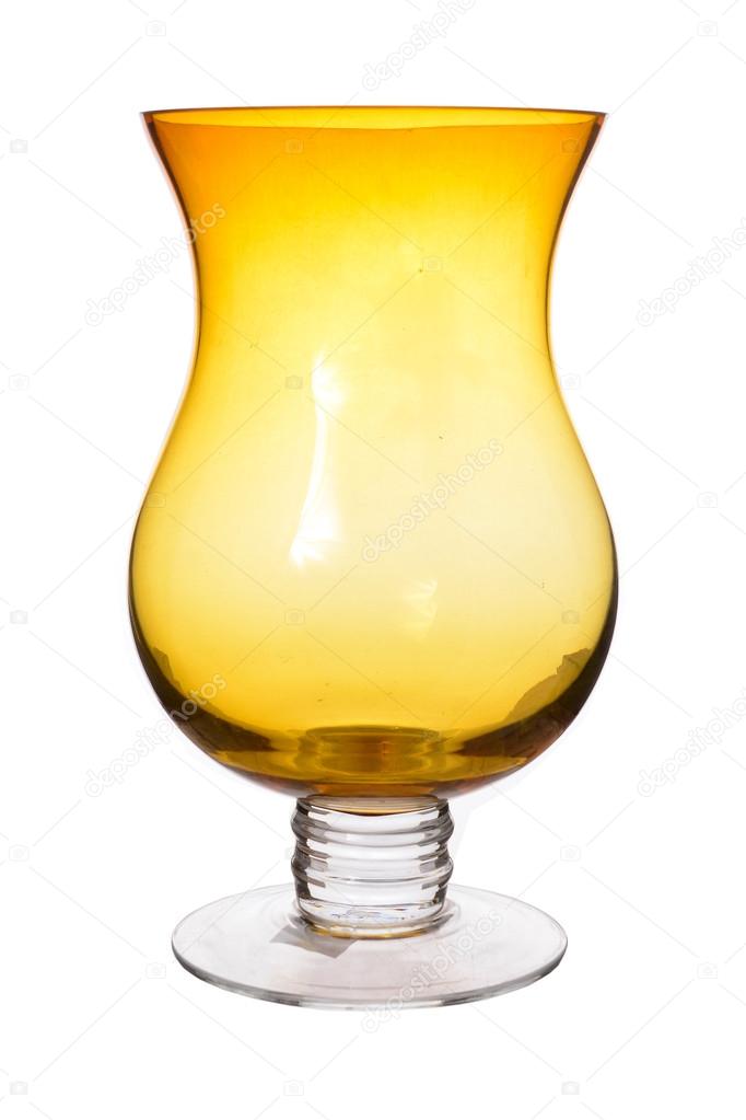Big yellow cocktail glass
