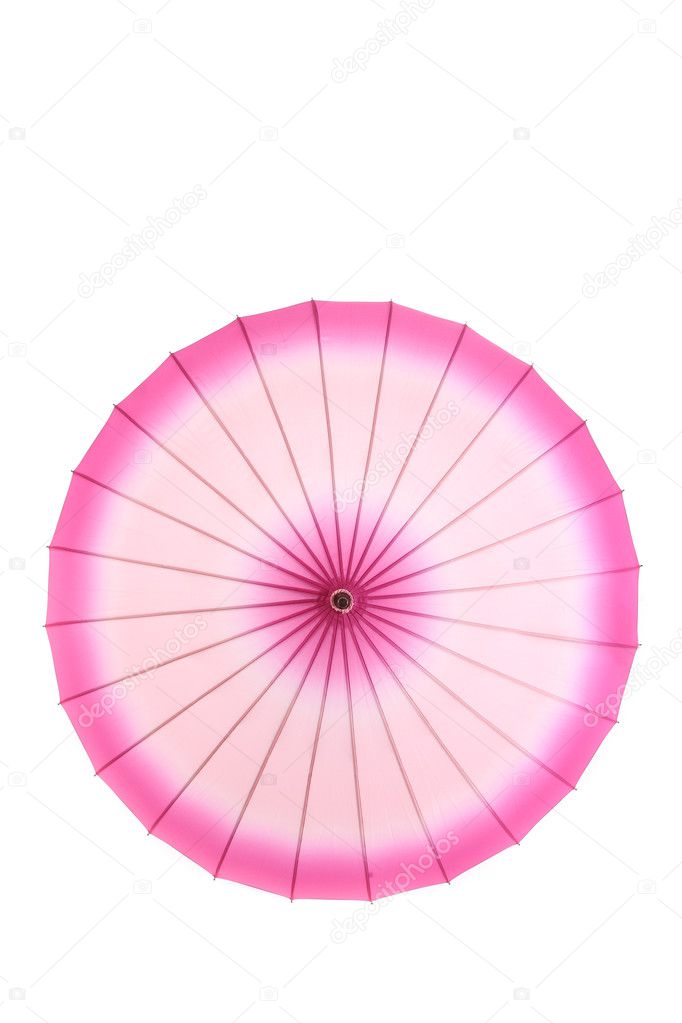 Women's pink umbrella