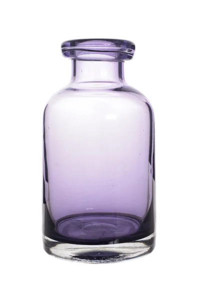 Beyaz mor çiçek vazo