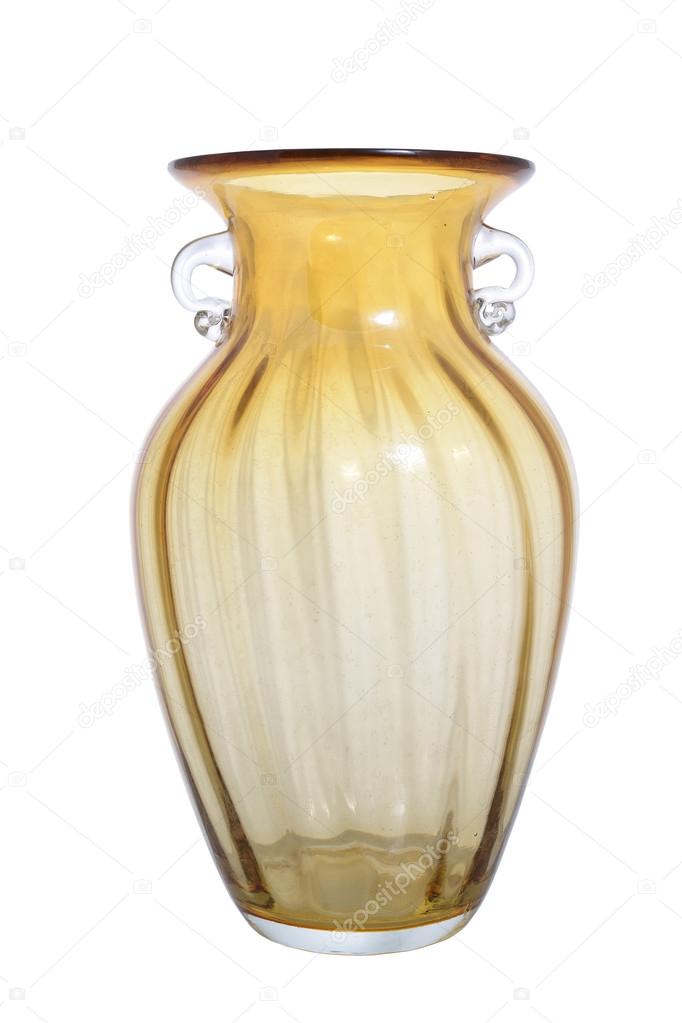 Yellow flower vase