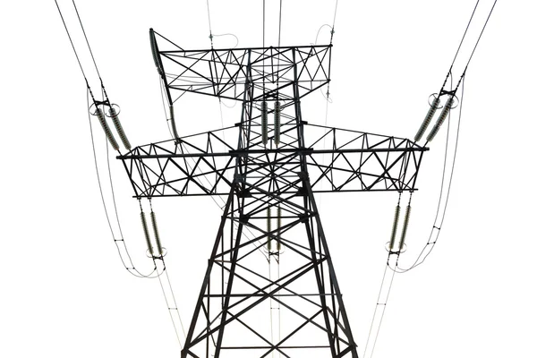 The high-voltage electric power tower — Stock Photo, Image