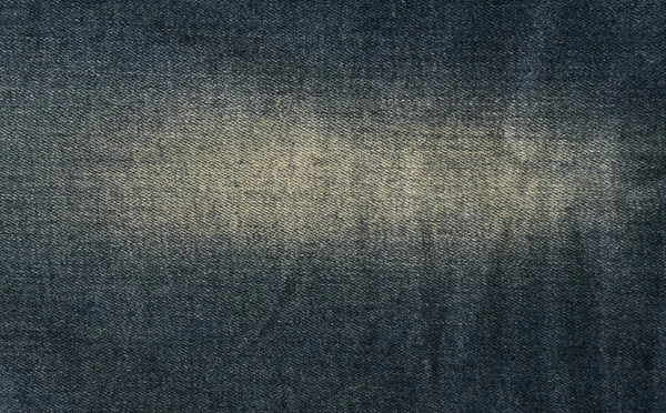 Textuur van blauwe jeans textiel close up. — Stockfoto