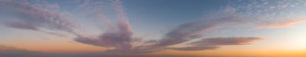 Panorama Color Vibrante Dramático Con Hermosa Nube Amanecer Atardecer Imagen — Foto de Stock