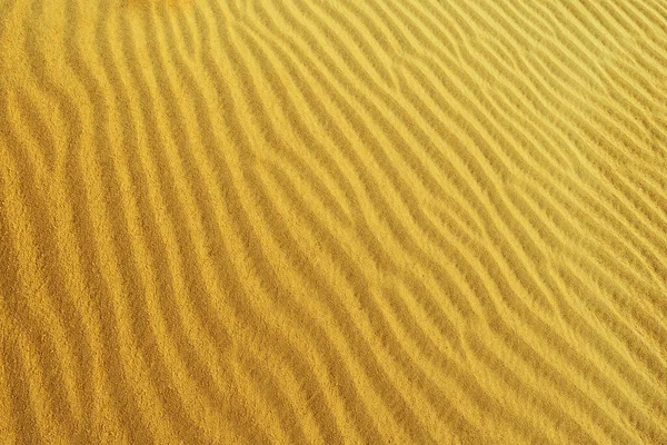 Textura Arena Una Duna Del Desierto Con Patrones Forma Olas — Foto de Stock