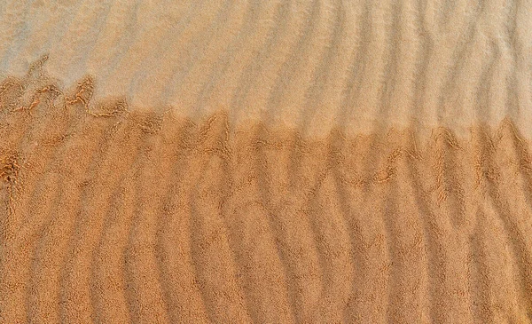 Sandstruktur Auf Einer Wüstendüne Mit Mustern Form Von Vom Wind — Stockfoto