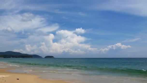 Timelapse plaży Karon, Phuket, Tajlandia — Wideo stockowe