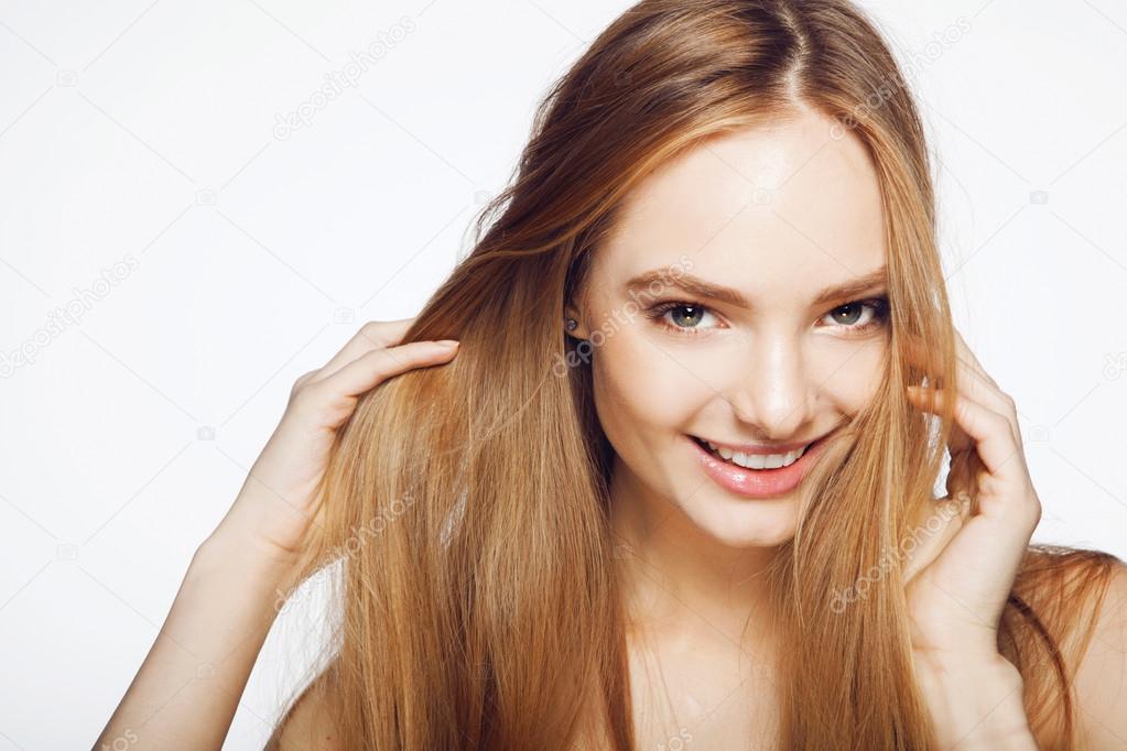 young happy smiling woman
