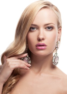 Güzel genç bayan model.