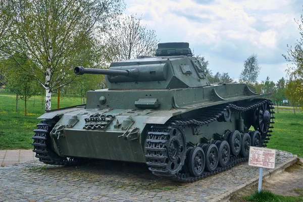 PzKpfw III Ausf.C rare medium German tank of WWII — Stock Photo, Image