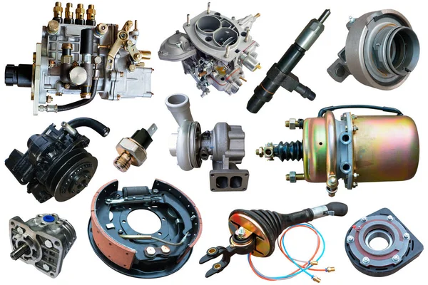 Big Collection Mechanical Auto Parts Maintenance Car Repair — Stock Photo, Image