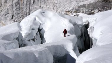 Himalaya, Nepal, rakım, dağcı, buzul, Crack, tehlike