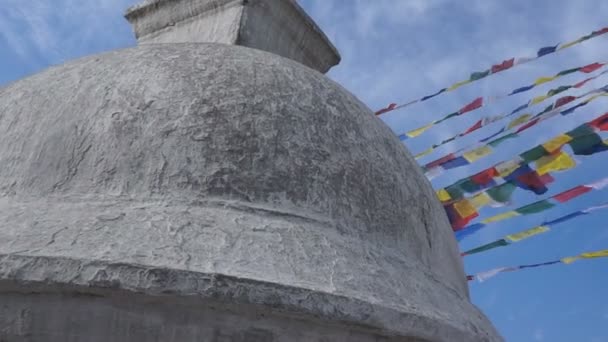 Nepal, kathmandu, Stupa, cúpula , — Vídeo de Stock