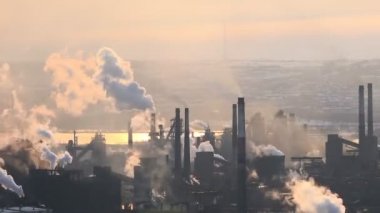Hava kirliliği, sanayi, Metalurji, zaman atlamalı
