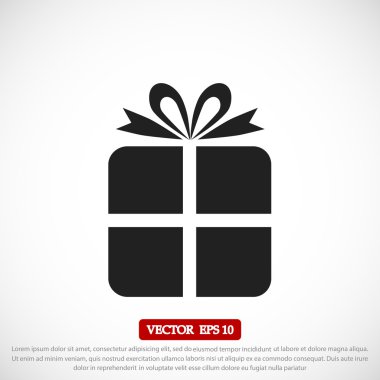 doğum günü hediye simgesi