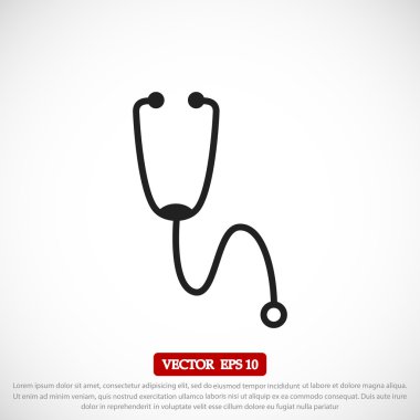 Sağlık stetoskop simgesi