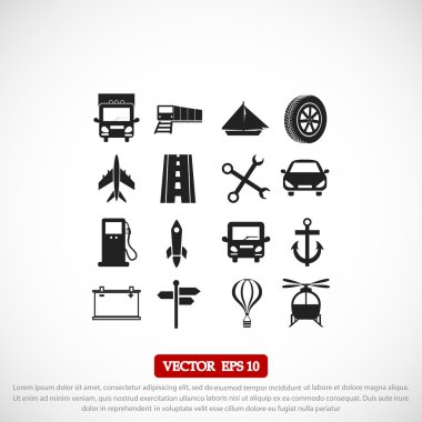 taşıma simgeleri ayarlandı