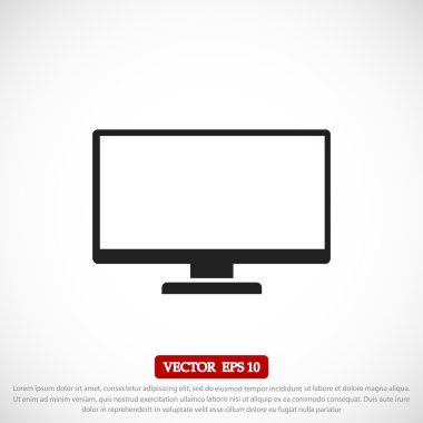 Televizyon ekran simgesini