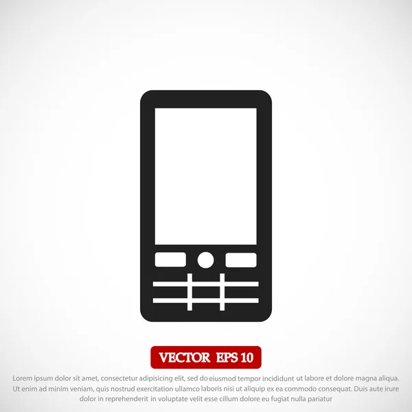 Mobil telefon ikonra. — Stock Vector