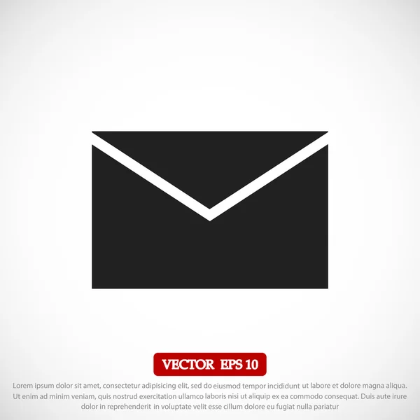 Sobre de correo icono — Vector de stock