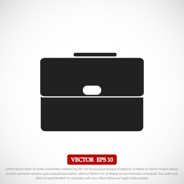 çanta vektör simgesi