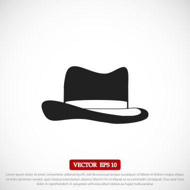 şapka vektör simgesi