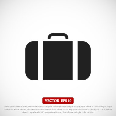 çanta vektör simgesi