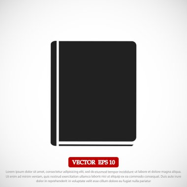 Kitap vektörü simgesi