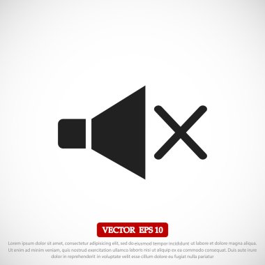 hoparlör vektör simgesi