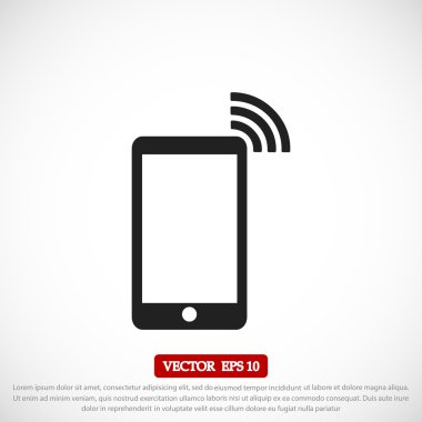 telefon vektör simgesi