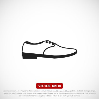 Ayakkabı vektör simgesi